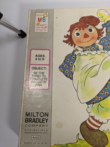 1974 Milton Bradley Raggedy Ann Game A Little Folks Game Board COMPLETE #4422 - Picture 6 of 18