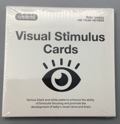 Beiens Design Visual Stimulus Cards Baby's Visual Nerve Brain Development NEW