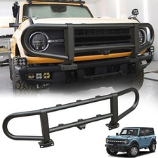 Front Bull Bar Bumper Grill Brush Guard For 2021 2022 2023-2026 Ford Bronco Front Bull Bar Bumper Grill Brush Guard For 2021 2022 2023-2026 Ford Bronco