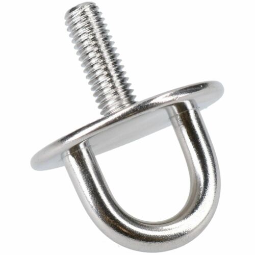 Almohadilla redonda anillo de anclaje para ojos de acero inoxidable hilo M8 - Imagen 3 de 3