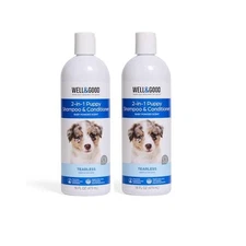 Well & Good Tear Free Puppy Shampoo and Conditioner - Lot of two