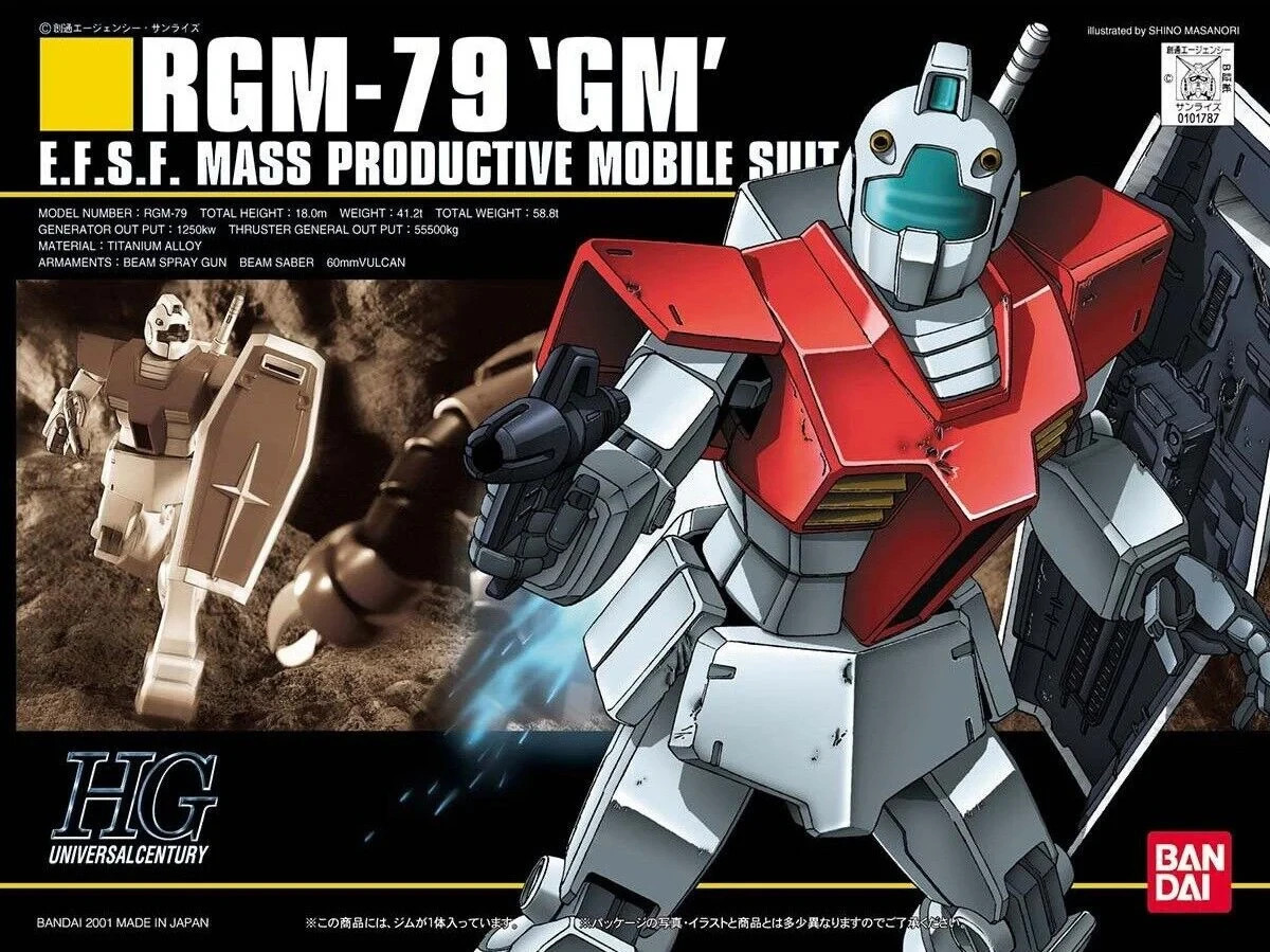 Bandai HGUC 1/144 RGM-79 GM [4573102592484]