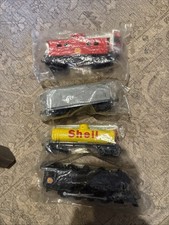Vtg 1995 Shell Oil Co Promo HO Train Set Die-Cast Atlas - NEW SEALED 4pc Set