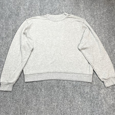 Spiritual Gangster Bardot Sweatshirt Womens XS French Terry Oversized Gray