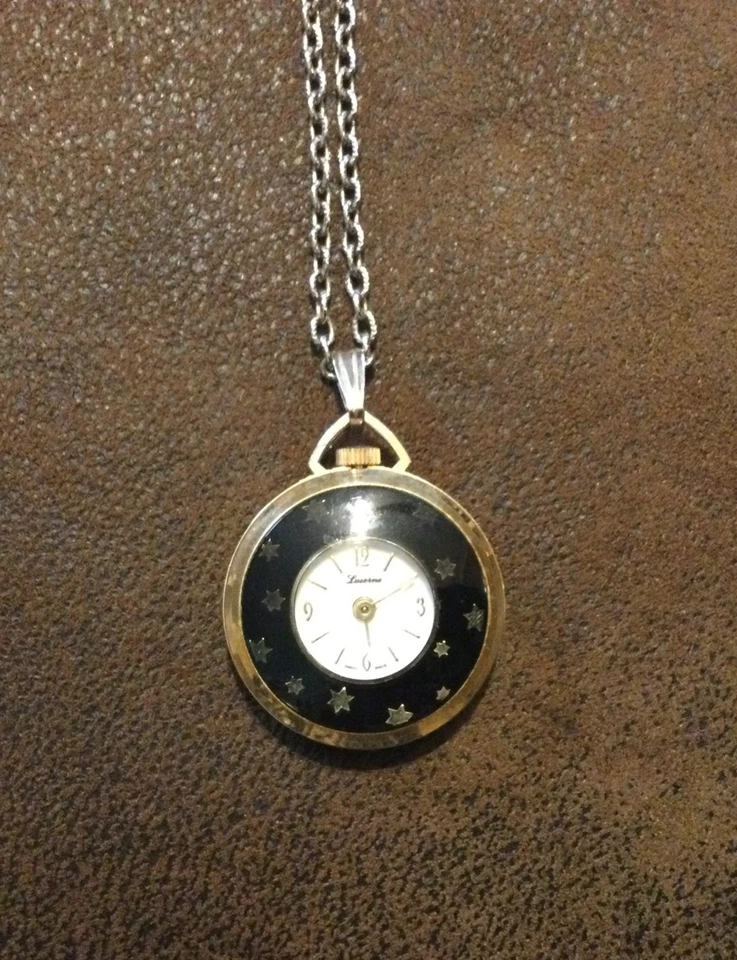 Винтажный лот из 5 медальонов, часы, подвеска ожерелья, хорошее состояние товара! - Изображение 3 из 4