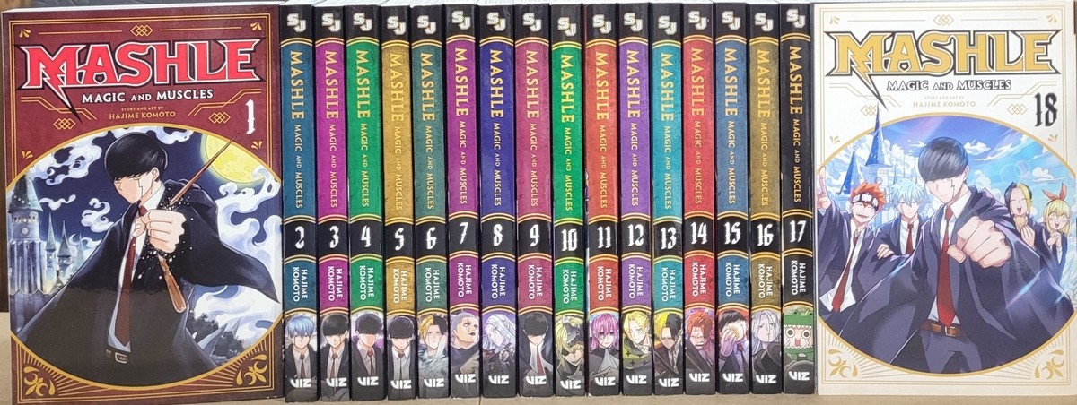 Mashle Magic and Muscles Manga Vol 1-18 English new from Viz Media