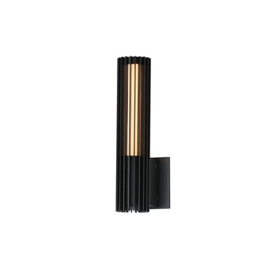 ET2 E30314-BK Citadel 14'' LED Outdoor Wall Light-Black 15''H