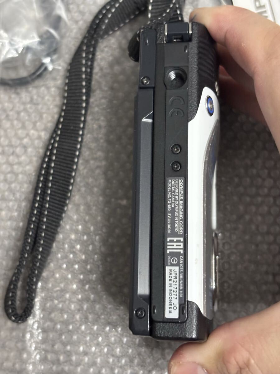 良品☆OLYMPUS Tough STYLUS TG-850 ホワイト #807 良品☆OLYMPUS