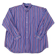 Vintage Polo Ralph Lauren Shirt Mens XXL Blaire Striped Multicolor Preppy Oxford