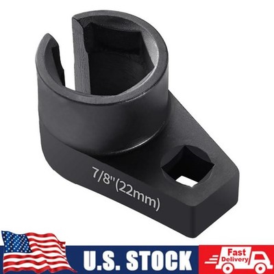 7/8'' 22MM Car Auto Offset Oxygen Sensor Socket Wrench o2 Tool Kit Set Adapter