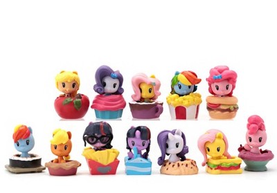 My Little Pony PVC Figures Cake Topper 12pcs set New In Bags