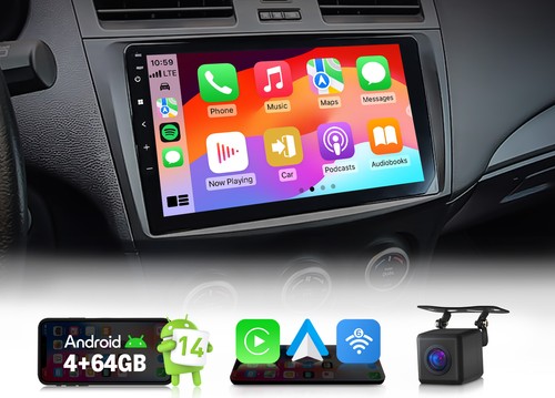 Eonon M3BLX7A 9" Android 14 4+64 Car Stereo CarPlay for Mazda 3 2010-2013 GPS BT