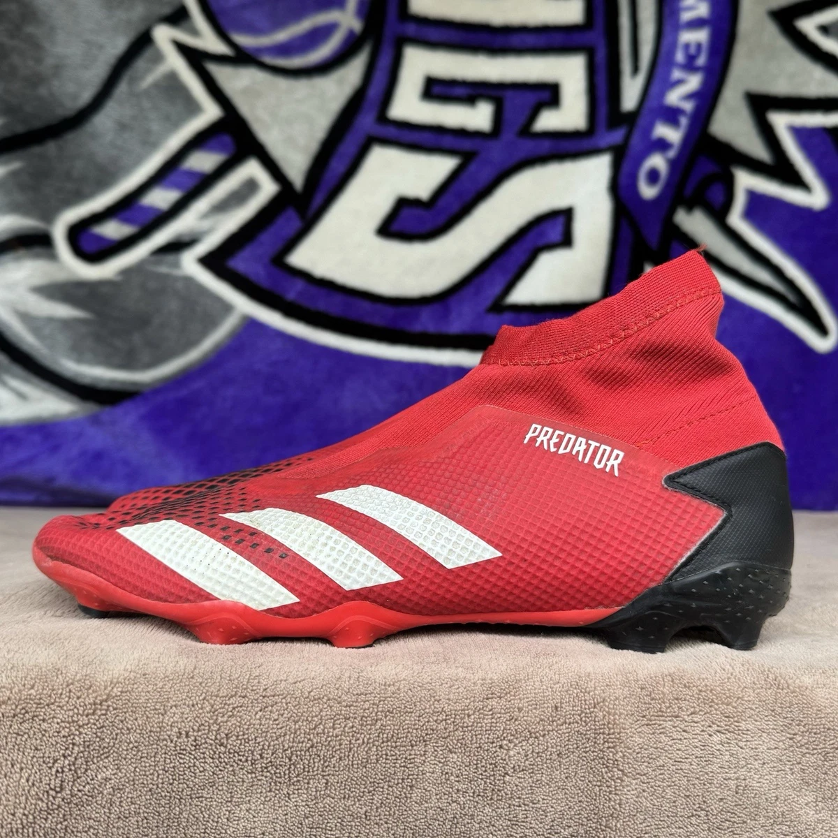 adidas Predator レッド シューズ adidas Men's Predator Pro Fold-Over Tongue FG Red/White/Black