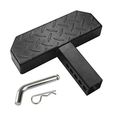  Universal Hitch Step 2 Inch Receiver, Anti Slip Tow Bumper 11.9" Hitch Step