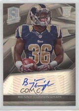 2013 Panini Spectra Rookie Auto 115/299 Benny Cunningham #108 Auto 0f8