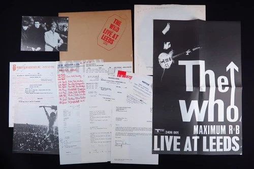 The Who Live At Leeds (12 Inserts including Poster, Excellent) LP