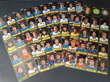 4 fogli figurine SPECIALI Calciatori Super Stars 1984 (80 fig doppie) Maradona