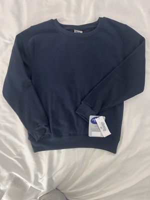 Woman s Soft Sweatshirt Energy Clothing Co. Size S Navy NWT