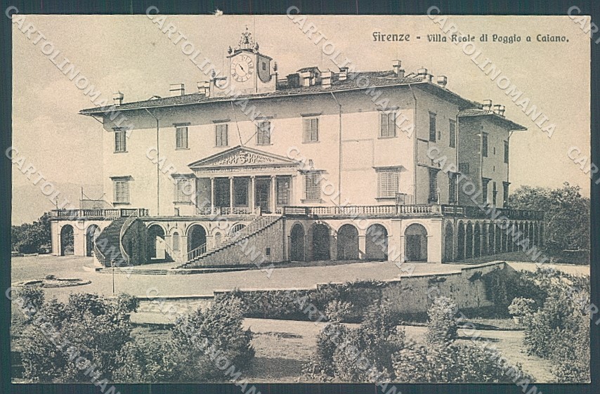 Prato Poggio a Cajano Villa Reale cartolina JK5272
