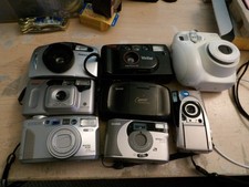 Film Camera Lot of 8 Samsung Maxima 170 Kodak Vivitar BellHowell Fujifilm