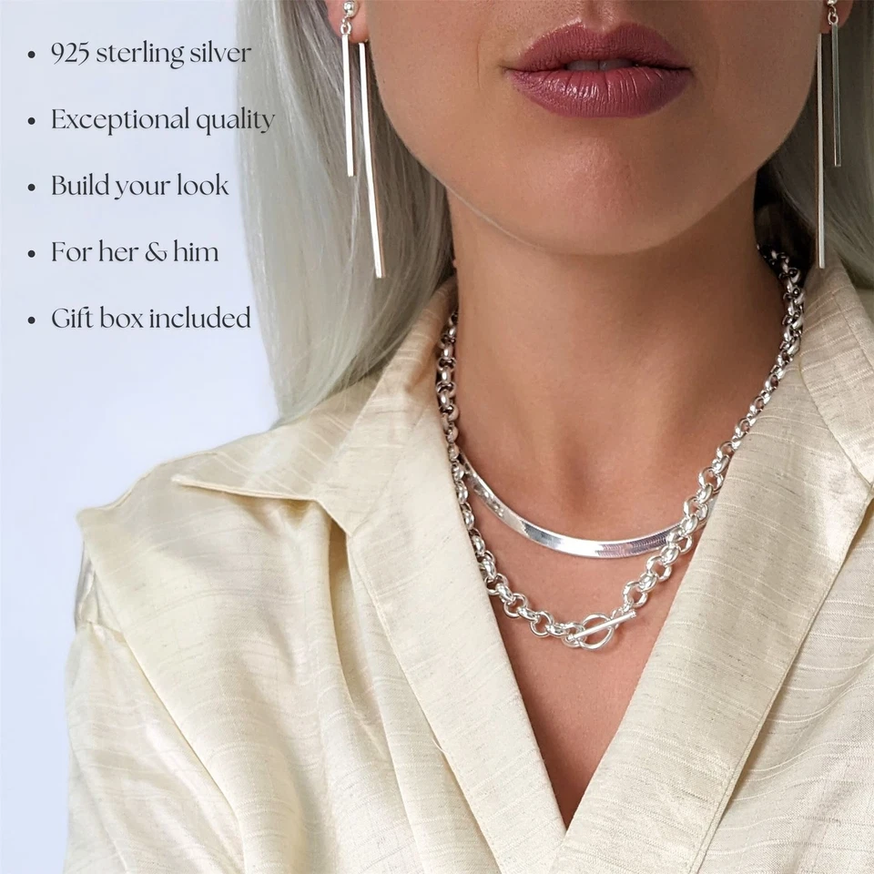 Silverly Set Orecchini Collana Argento 925 Fiocco Di Neve Con Conchiglia Abalone - Immagine 3 di 3