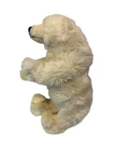 FAO Schwarz plush Polar Bear Standing 16”stuffed animal Hansa Toys Rare Find!