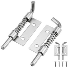 304 Stainless Steel Spring Loaded Latch Pin Set Flat Pin 2Pcs Left 2Pcs Right