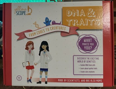 Yellow Scope DNA & Traits Science Kit   Genetics Lab STEM Set Ages 8 12