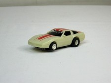 TYCO Chevy Corvette HO Slot Car - Glow In The Dark - Working Chassis
