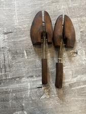 This is a pair of vintage wooden shoe trees/stretchers.Shoe trees are used