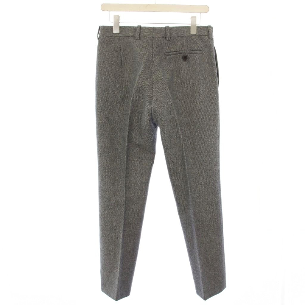 BALENCIAGA Pants Slacks Zip Fly Wool 44 Gray 272546 /TK Women's thumbnail 2