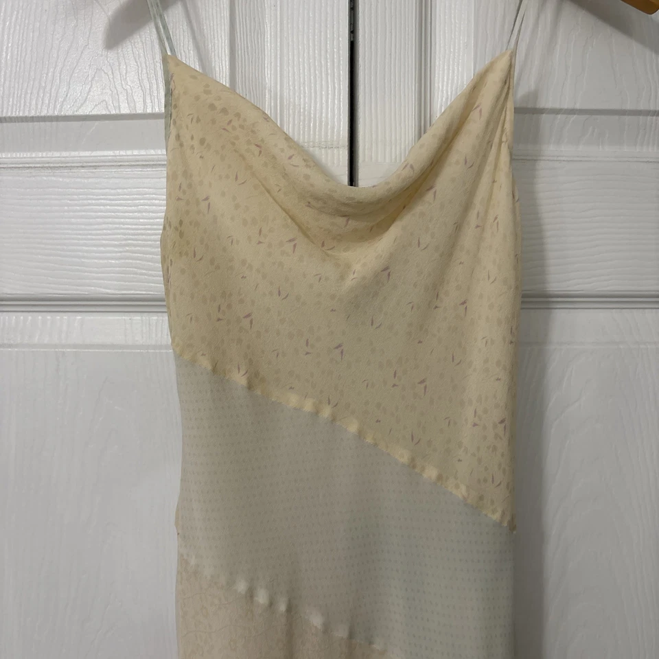 Vestido slip vintage Y2K Express seda mídia mista tamanho 1/2 Fairycore caprichoso - Imagem 2 de 4
