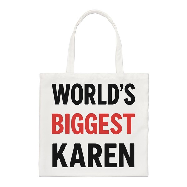 Weltweit GrößTe Karen Regular Tragetasche Lustig Mum Geschenk Einkaufen Wieder-image