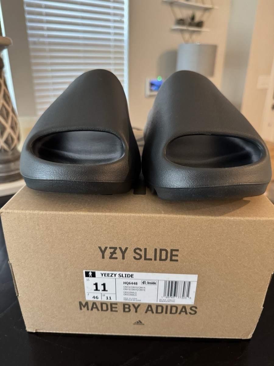 Yeezy slides onyx originals size 11 adidas Yeezy Slide Onyx - Size 11 Mens - 100% Authentic  main image 3