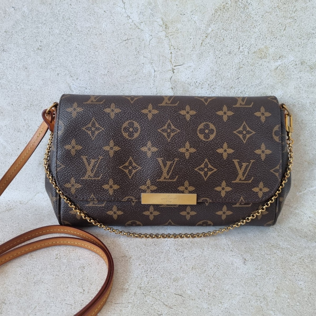 Authentic Louis Vuitton Favorite MM Monogram + Dust cover | eBay