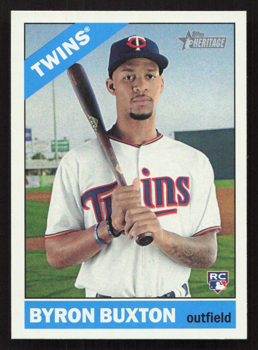 2015 Topps Heritage Byron Buxton RC Rookie #724 Card