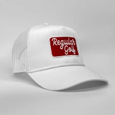 Regular Golf White Trucker Hat – Embroidered - Happy Gilmore