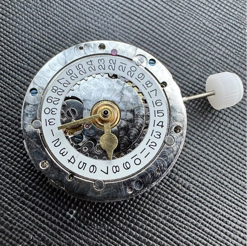 1pc NEW Watch movement Mechanical VR 3186 GMT movement Blue oil wire movement