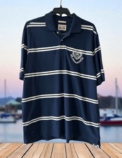 NWT Vintage Converse Polo Shirt Men  s X Large Navy Blue White 1 Star XL Y2K