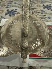 Vintage Queen Anne 3 Tier Tray Folding Cake Party Stand Silver Plated — photo 3