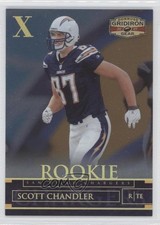 2007 Donruss Gridiron Gear Rookie Gold X's 20/100 Scott Chandler #185 0j0