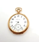 Antique 1909 Hamilton Railroad Pocket Watch CRR NJ Presentation 17J Gold Filled