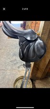 Antares Eventing Monoflap English Leather Saddle Black 17.5  