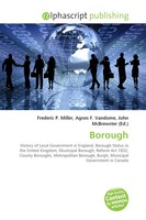 Frederic P. Miller (U. A.) | Borough | Taschenbuch | Englisch (2026)