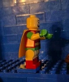 Lego Minifigure Batman Sh315 Robin From Set 70917 Lego Batman Movie w/ Cape 