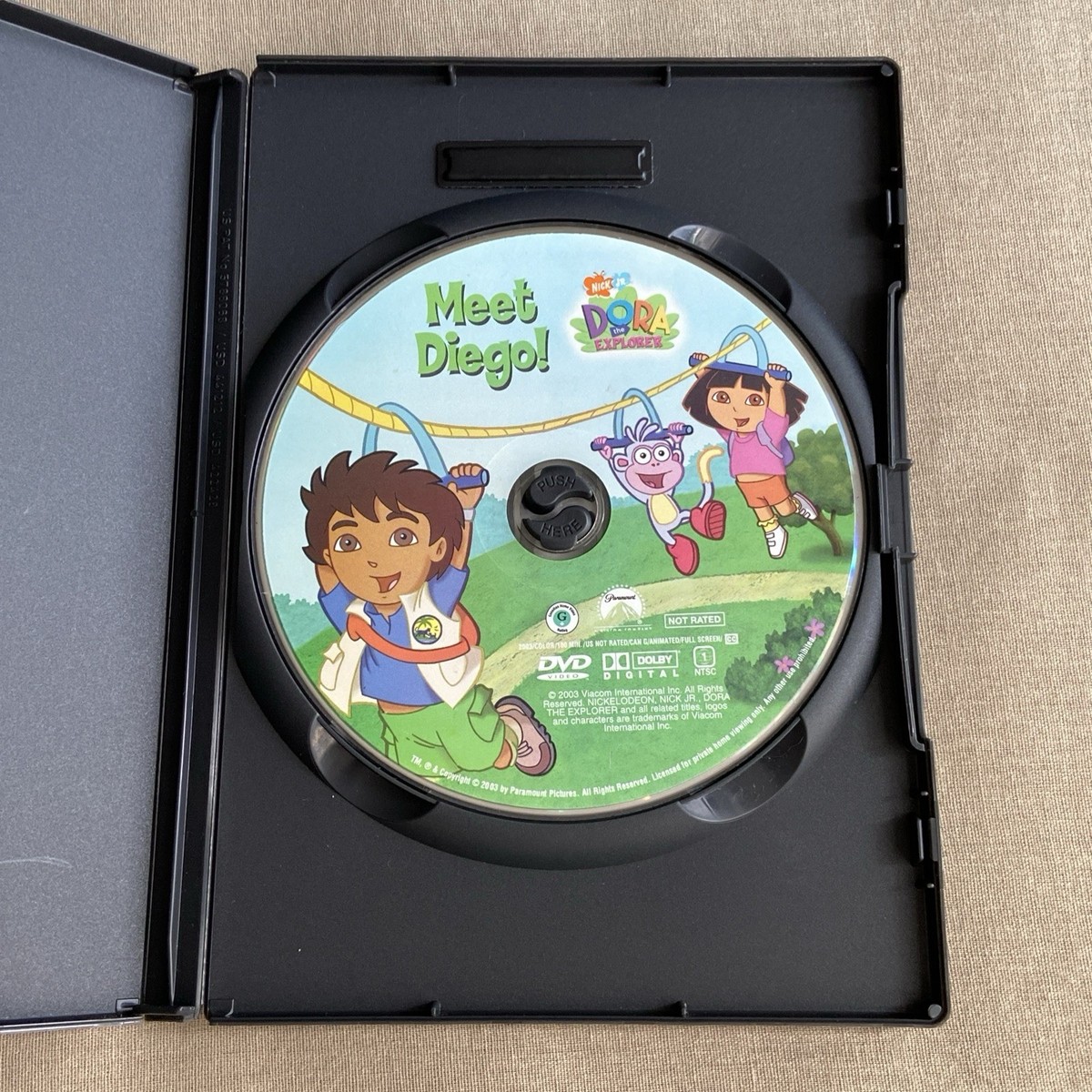 Dora the Explorer: Meet Diego! (DVD 2003 4 Eps) Nick Jr Show