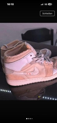 Jordan Air Jordan 1 Mid SE Craft Inside Out Sneaker Herren EU 44 Beige/Weiß