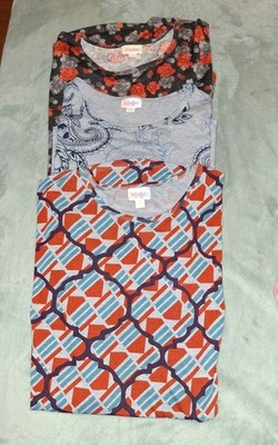 Lularoe Simply Comfortable Floral Irma Tunic Shirt Bundle Size XXS.
