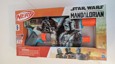 Star Wars NERF The Mandalorian Dart Blaster New With 12 Nerf Elite Darts NEW