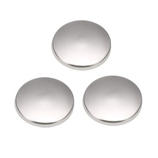 Basin Sink Click Plastic 35mm Diameter Push Button Drain Stopper 3Pack